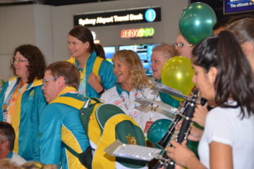 Welcome Home Team Australia